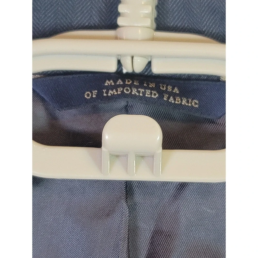 Brooks Brothers 1818 Grey Two Button Wool Blazer Career Sport Coat 46R Office